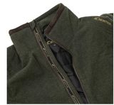 wool jacket, Reißverschluss, Grün, gefüttert, Kragen