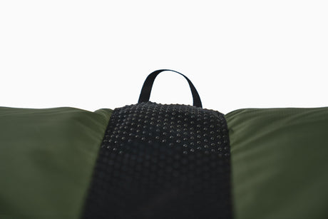 Rucksack, Tragegriff, Nylon, Grün, Gurtband