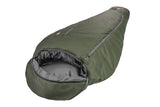 Schlafsack, Mumienschlafsack, Daunenfaser, Outdoor, Olivgrün