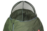 Hood, Mesh net, Jacket hood, Evening green, Outdoor garment