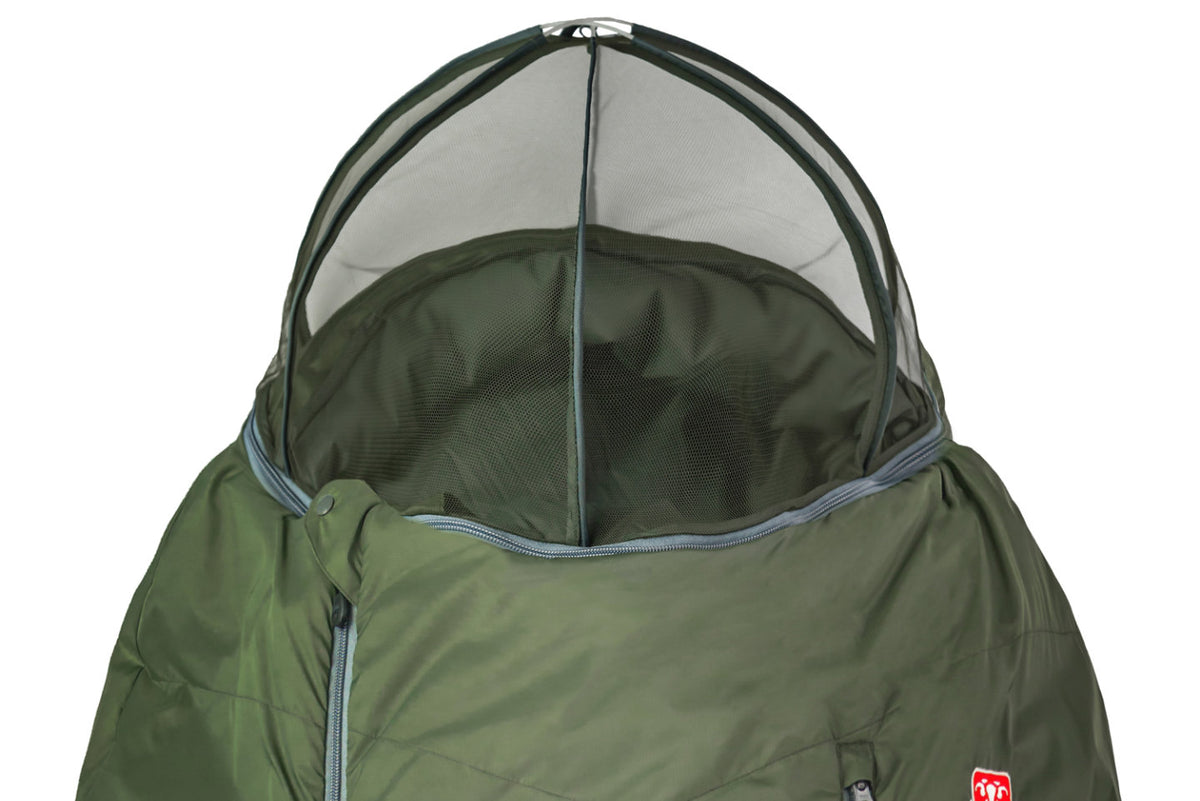 Hooded jacket, schirmnetz, militärgrün, Reißverschluss, Outdoor-outerwear