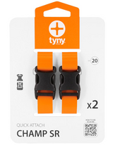 tynytools - Quick Attach Champ SR-20 Rucksack-Schnalle 20mm (schwarz)