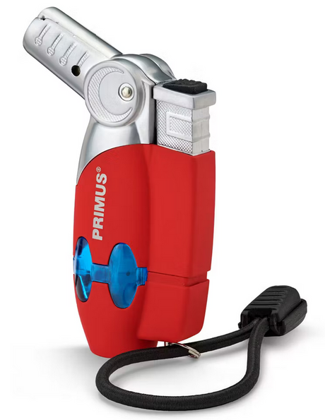 Feuerzeug, Butanfeuerzeug, Sicherheitszündung, rot-silber, Tragbares Feuerzeug