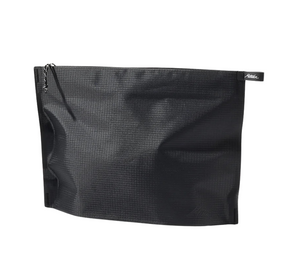 Cosmetic bag, Pouch, Black, Cloth pouch, Zipper