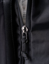 Reißverschluss, Zugband, Schultertasche, Nylon, Schwarz