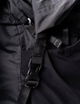 Reißverschlussschnalle, Verstellbare Schnalle, Rucksackstoff, Schwarz, Strapazierfähig