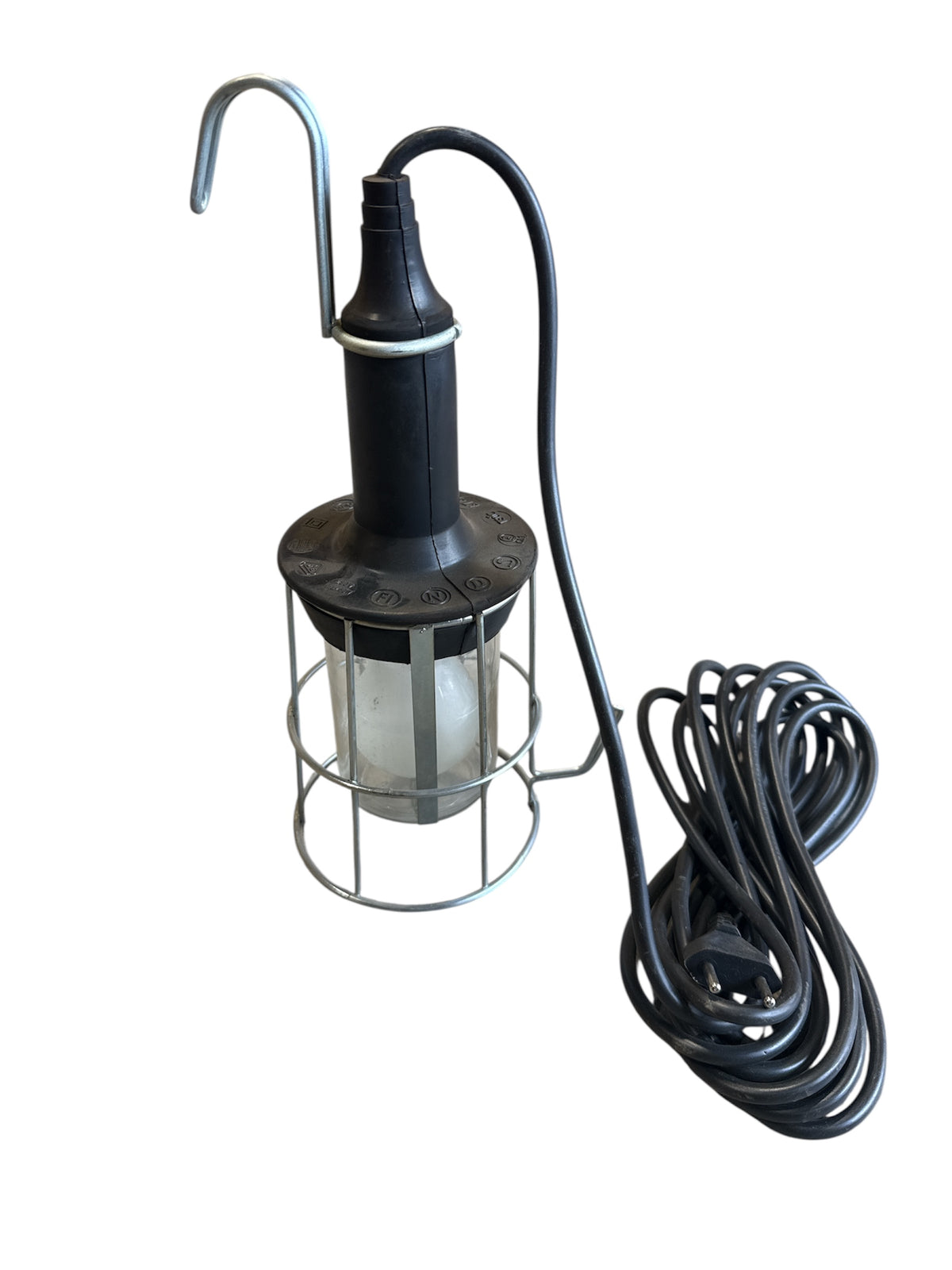 Lampenhalter, Werkstattlampe, Schutzgitter, Kabel, Edison-Lampe
