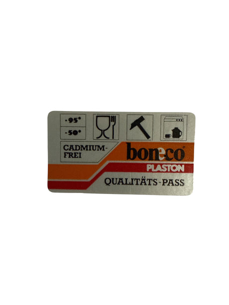 Kunststoff-Schluester, Qualitäts-Pass, Bonco, Plaston, Cadmiumfrei