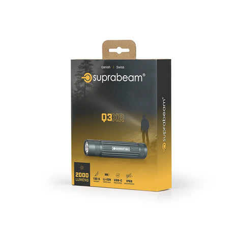Suprabeam - Taschenlampe Q3xr (2000 Lumen)