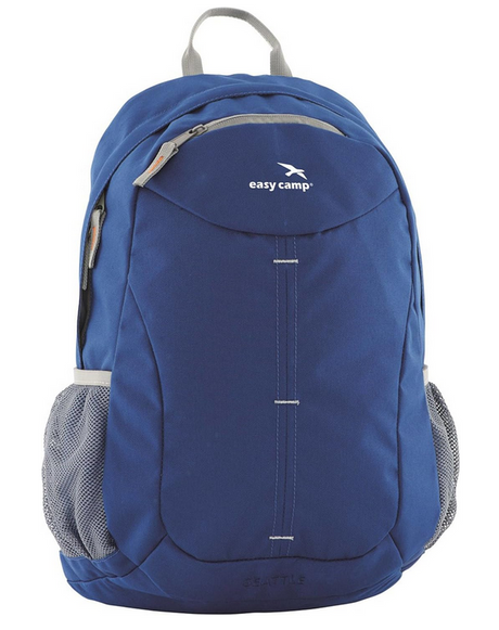 Rucksack, Rucksack, Blau, Netztaschen, Reißverschluss, Easy Camp