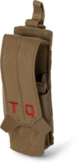 Knieholster, Magazintasche, Tarnfarbener Stoff, Gurtband, Halterung
