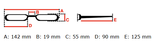 Brille, Gläser, Rahmen, Auge, Gläsergröße