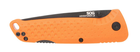 Knickmesser, Outdoormesser, G10-Griff, Orangene Klinge, Klippenmesser