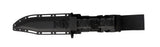 knife, sheath, tactical, black, strap