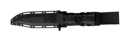 knife, sheath, tactical, black, strap