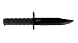 messer, feststehend, paracord-griff, schwarz, klinge