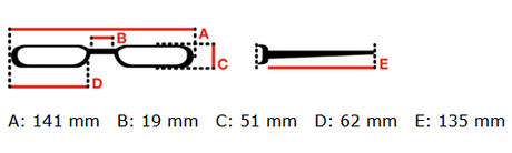 Brille, Gläser, Rahmen, Größe, Länge