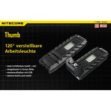 Taschenlampe, Arbeitsleuchte, 110° verstellbar, Li-Ionen Akku, USB