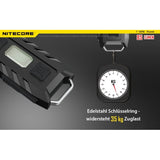 Kühlrippe?, Arbeitstool?, Taschenlampe, Schlüsselring, Gewichtskalau