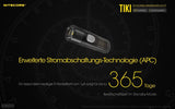 Nitecore - TIKI mini Taschenlampe mit UV Licht (300 Lumen)