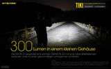 Nitecore - TIKI mini Taschenlampe mit UV Licht (300 Lumen)