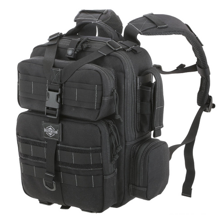 Rucksack, Tasche, Multifunktionstasche, Gepäcktrager, Schwarz
