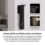 Taschenhalter, Magnetischer Halter, L-förmiger Halter, Ultrastick, Klebefläche