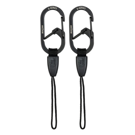 Nite Ize - G-Series® Mini Lanyard Karabiner schwarz (2er Set)