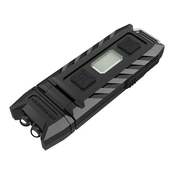 multitool, flashlight, folding, black, compact