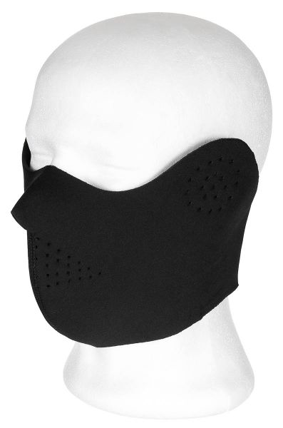 Gesichtsschutz-Maske, schwarz, winddicht