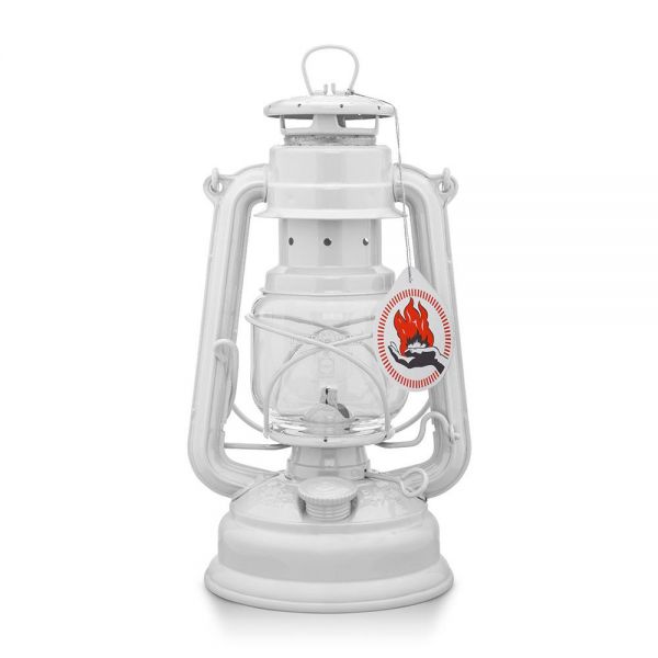 Feuerhand - Sturmlaterne 276 reinweiss
