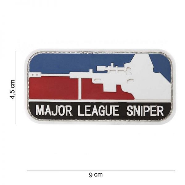 Klettabzeichen Major League Sniper - farbig