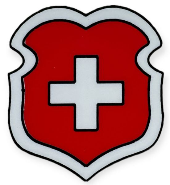 Ordonnanzrad 05 - Original Aufkleber &quot;Schweizer Kreuz&quot;