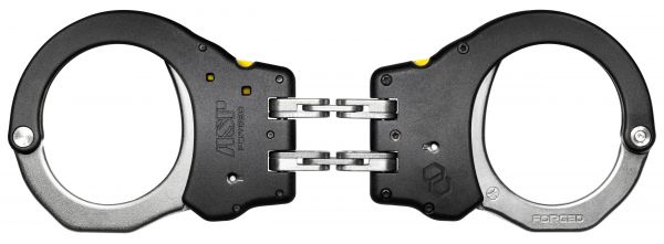 ASP - Handschelle Ultra Plus Cuff mit Gelenk aus Stahl (schwarz)