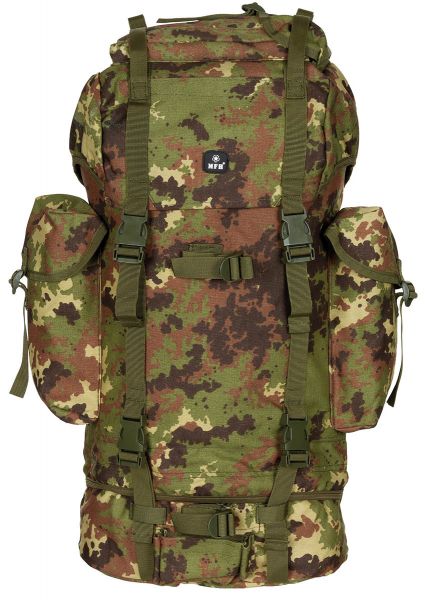 BW Kampfrucksack, 65 l, Alu-Aussteifung, vegetato
