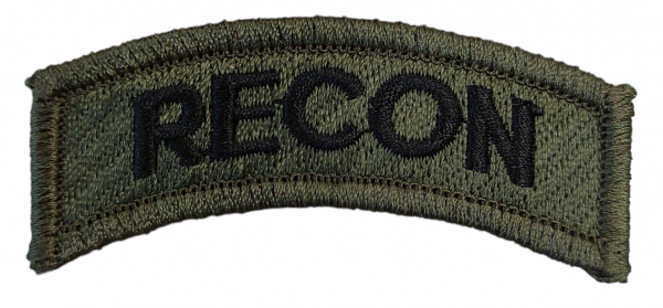 Stickabzeichen - Recon