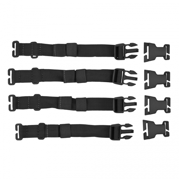 5.11 Tactical Series - Rush Tier Befestigungsgurte schwarz (4er Pack)