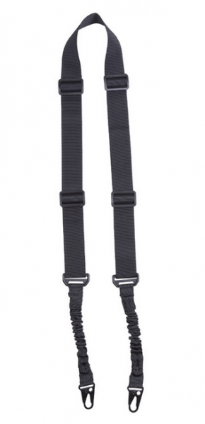 Tactical Tragegurt Bungee 2-Punkt (schwarz)