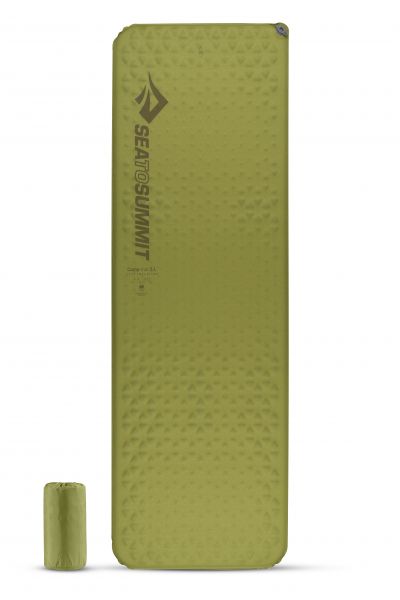 Sea to Summit - Isomatte Camp Self-Inflating Rectangular Large grün (R-Wert: 4.2)