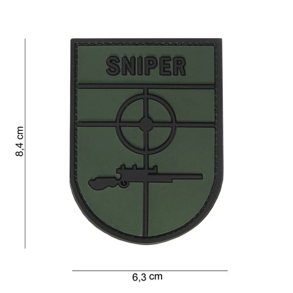 Klettabzeichen Sniper - oliv