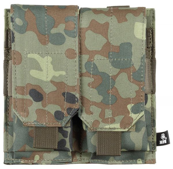 Magazintasche, 2-fach,&quot;MOLLE&quot;, flecktarn