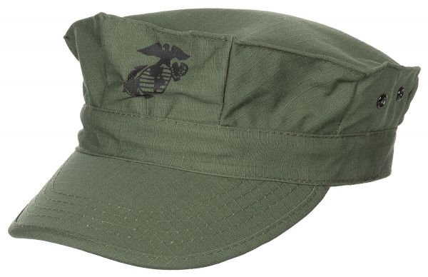 US Cap, &quot;USMC&quot;, Rip Stop, oliv, Marine-Corps-Druck