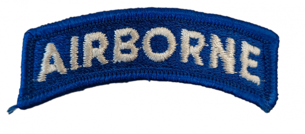 Stickabzeichen - Airborne (blau)