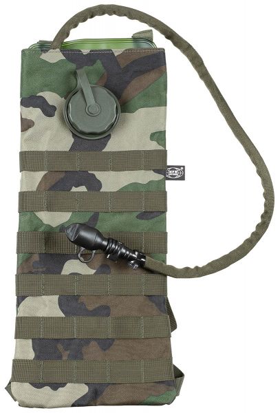 Trinksystem, &quot;MOLLE&quot;, 2,5 l, mit TPU-Beutel, woodland