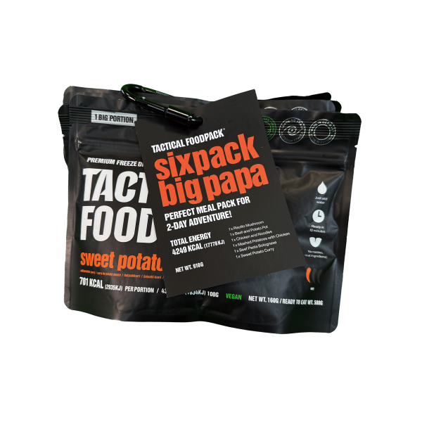 Tactical Foodpack - Sixpack BIG Papa (6 Mahlzeiten)