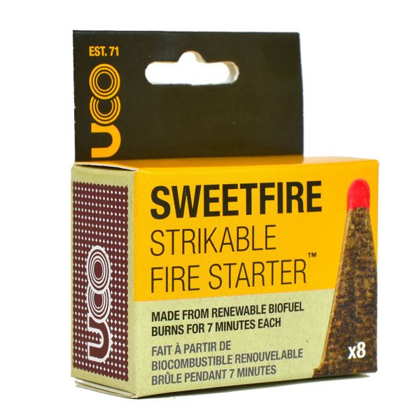 UCO Gear - Sweetfire Fire Starter (Feuerstarter) 8 Stück