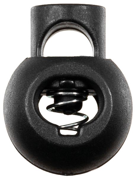 Kordelstopper, schwarz, 10 Stk. im Pack