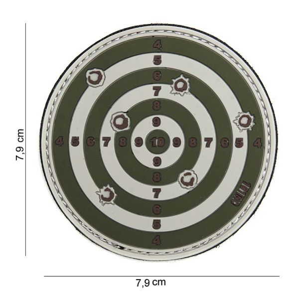Klettabzeichen Target - oliv