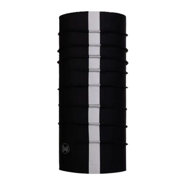 BUFF® Safety - Ecostretch Mehrzweckschal Reflective Black (UV-Schutz+Reflektierend)