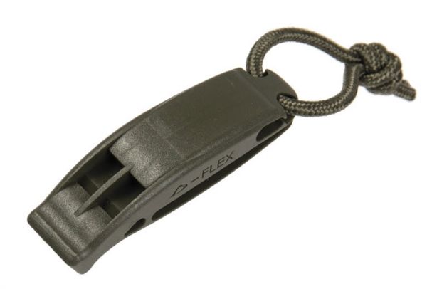 Signalpfeife Tactical Molle 2er-Pack - oliv